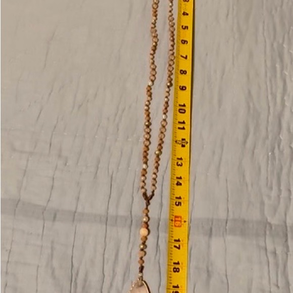 Chico’s beaded stone necklace. NWOT. - Picture 5 of 9